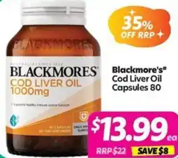 Your Discount Chemist Blackmore's Cod Liver Oil offer