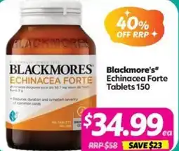 Your Discount Chemist Blackmore's Echinacea Forte offer