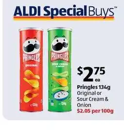 ALDI Pringles 134g offer