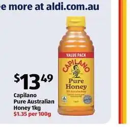 ALDI Capilano Pure Australian Honey 1kg offer