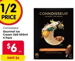 Spar Connoisseur Gourmet Ice Cream offer