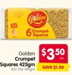 Spar Golden Crumpet Squares offer