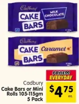 Spar Cadbury Cake Bars or Mini Rolls offer