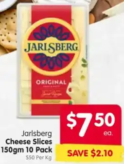 Spar Jarlsberg Cheese Slices offer