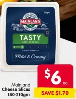 Spar Mainland Cheese Slices offer