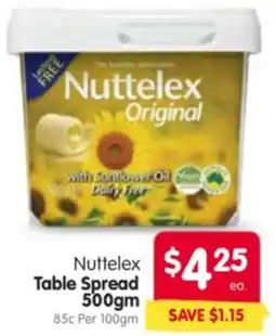 Spar Nuttelex Table Spread offer