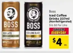 Spar Boss Iced Coffee Drinks offer