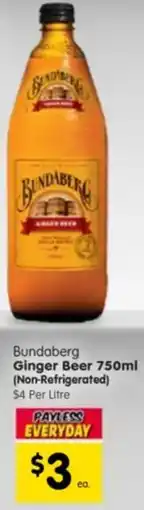 Spar Bundaberg Ginger Beer offer