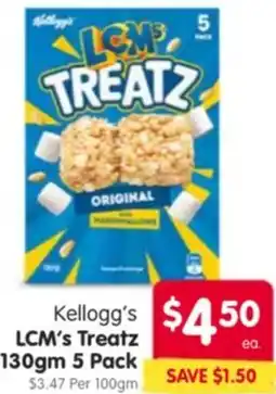 Spar Kellogg's LCM's Treatz offer