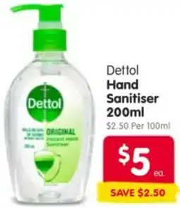 Spar Dettol Hand Sanitiser offer