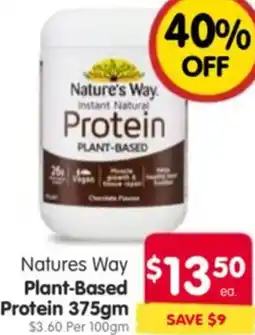 Spar Nature's Way Plant-Based Protein offer