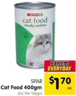Spar SPAR Cat Food offer