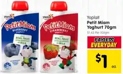 Spar Yoplait Petit Miam Yoghurt offer