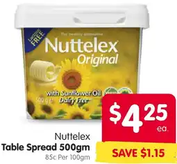 Spar Nuttelex Table Spread offer