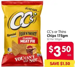 Spar CC's or Thins Chips offer