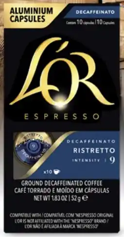 Spar L'Or Coffee Capsules offer