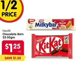 Spar Nestlé Chocolate Bars offer