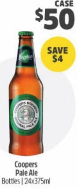 BWS Coopers Pale Ale offer