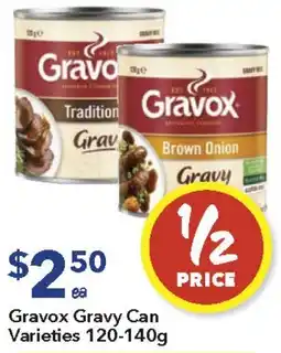 Ritchies Gravox Gravy Can Varieties offer