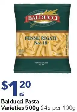 Ritchies Balducci Pasta Varieties offer