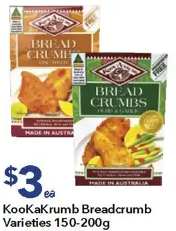 Ritchies KooKaKrumb Breadcrumb Varieties offer
