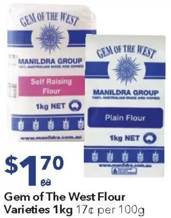 Ritchies Gem of The West Flour Varieties offer