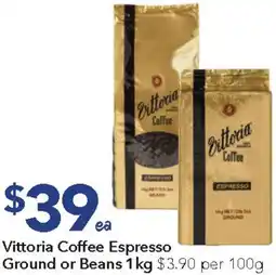 Ritchies Vittoria Coffee Espresso Ground or Beans offer
