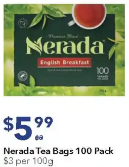 Ritchies Nerada Tea Bags offer