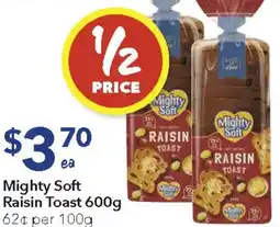 Ritchies Mighty Soft Raisin Toast offer