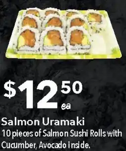 Ritchies Salmon Uramaki offer