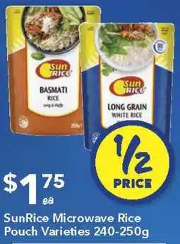 Ritchies SunRice Microwave Rice Pouch Varieties offer
