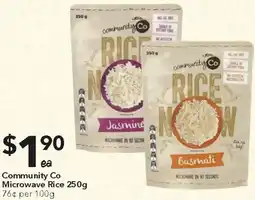 Ritchies Community Co Microwave Rice offer