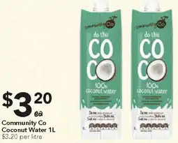 Ritchies Community Co Coconut Water offer