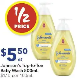 Ritchies Johnson's Top-to-Toe Baby Wash offer