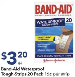 Ritchies Band-Aid Waterproof Tough-Strips offer