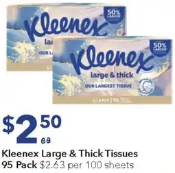 Ritchies Kleenex Large & Thick Tissues offer