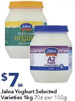 Ritchies Jalna Yoghurt Selected Varieties offer