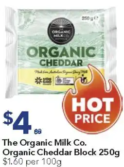 Ritchies The Organic Milk Co. Organic Cheddar Block offer