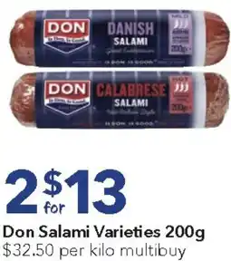 Ritchies Don Salami Varieties offer