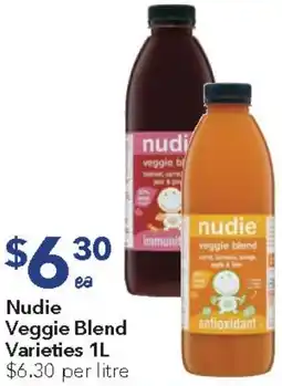 Ritchies Nudie Veggie Blend Varieties offer