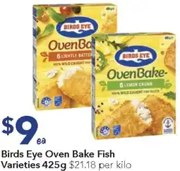 Ritchies Birds Eye Oven Bake Fish Varieties offer