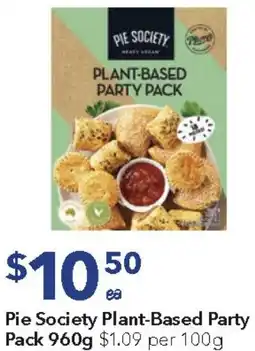 Ritchies Pie Society Plant-Based Party Pack offer