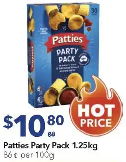 Ritchies Patties Party Pack offer