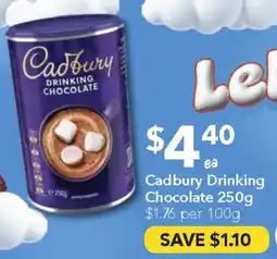 Ritchies Cadbury Drinking Chocolate offer