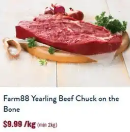 Tasman Butchers Farm88 Yearling Beef Chuck on the Bone offer