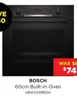 Bing Lee Bosch 60cm Built-in Oven offer