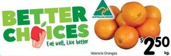 Valencia Oranges
