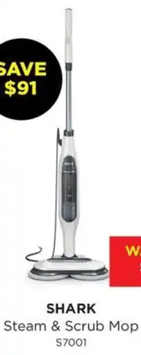 Bing Lee Shark Steam & Scrub Mop offer
