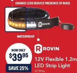 Jaycar Electronics 12V Flexible 1.2m LED Strip Light offer