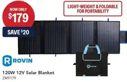 Jaycar Electronics 120W 12V Solar Blanket offer